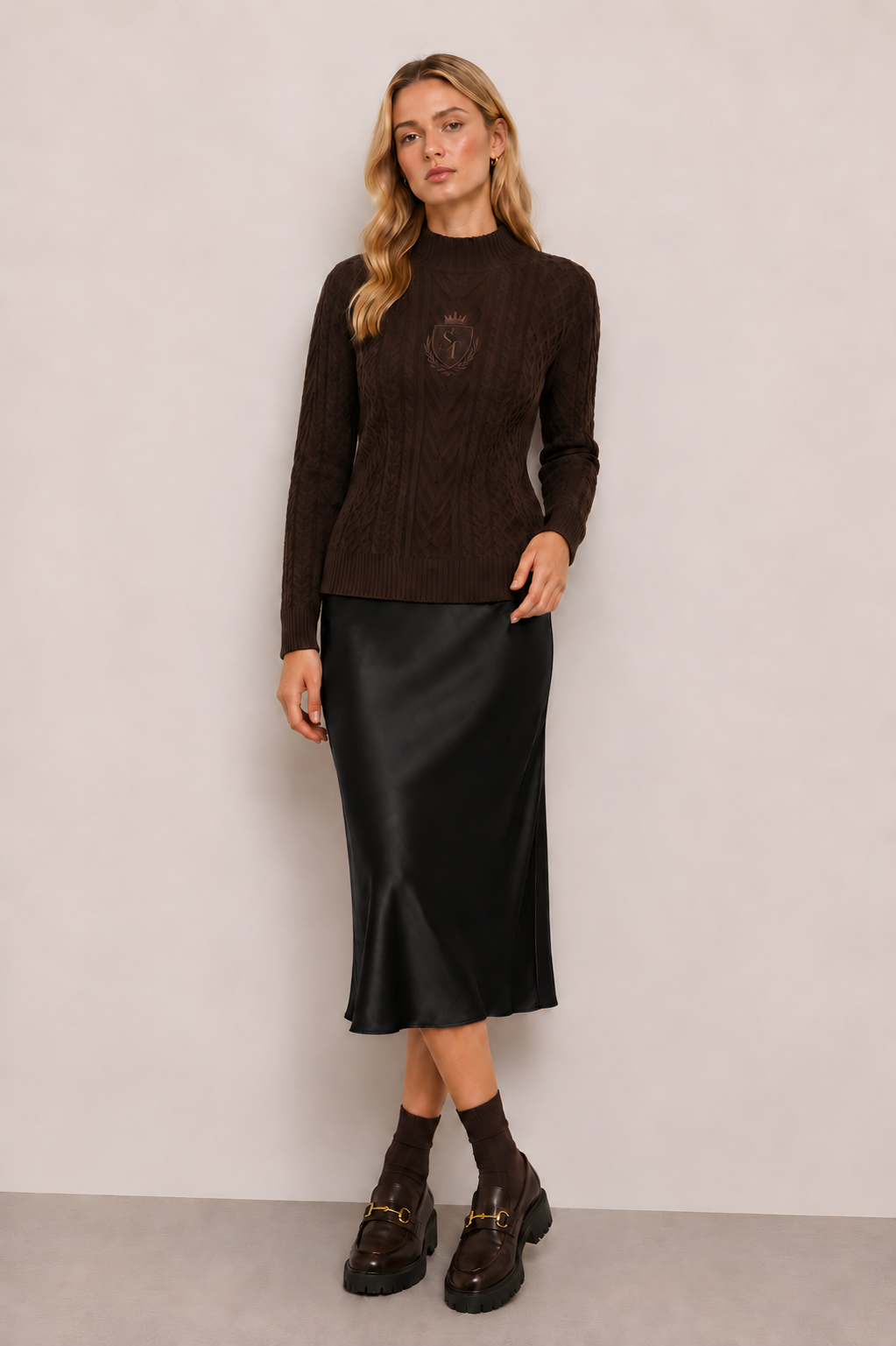 SLIP SKIRT AVAILABLE IN 5 COLORS AND 2 STRIPES