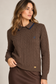 COLLARED KNIT LOGO SWEATER
