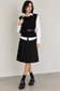 GENUINE LEATHER BELT ON A SHIRT AND KNIT VEST COMBO