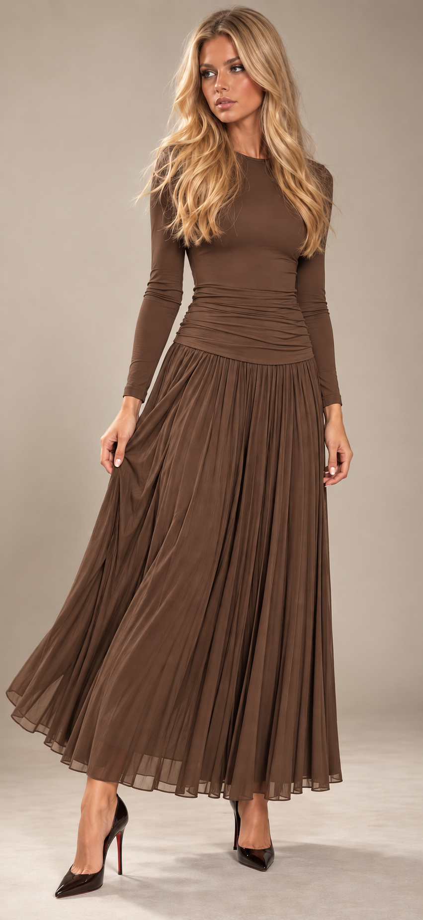 MESH DRESS AVAILABLE IN 2 COLORS