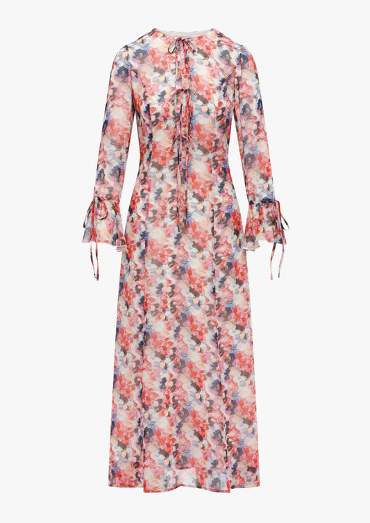 ELLA HANDPAINTED FLORAL DRESS