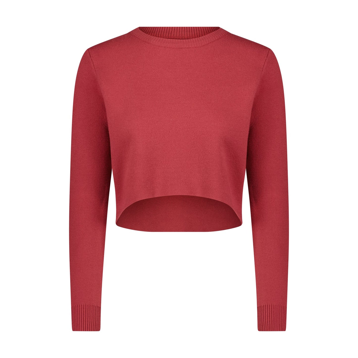 BERRY CROPPED SWEATER