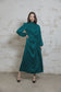 FABIANA MAXI TEAL DRESS