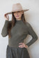 NESSA KNIT HUNTER TOP