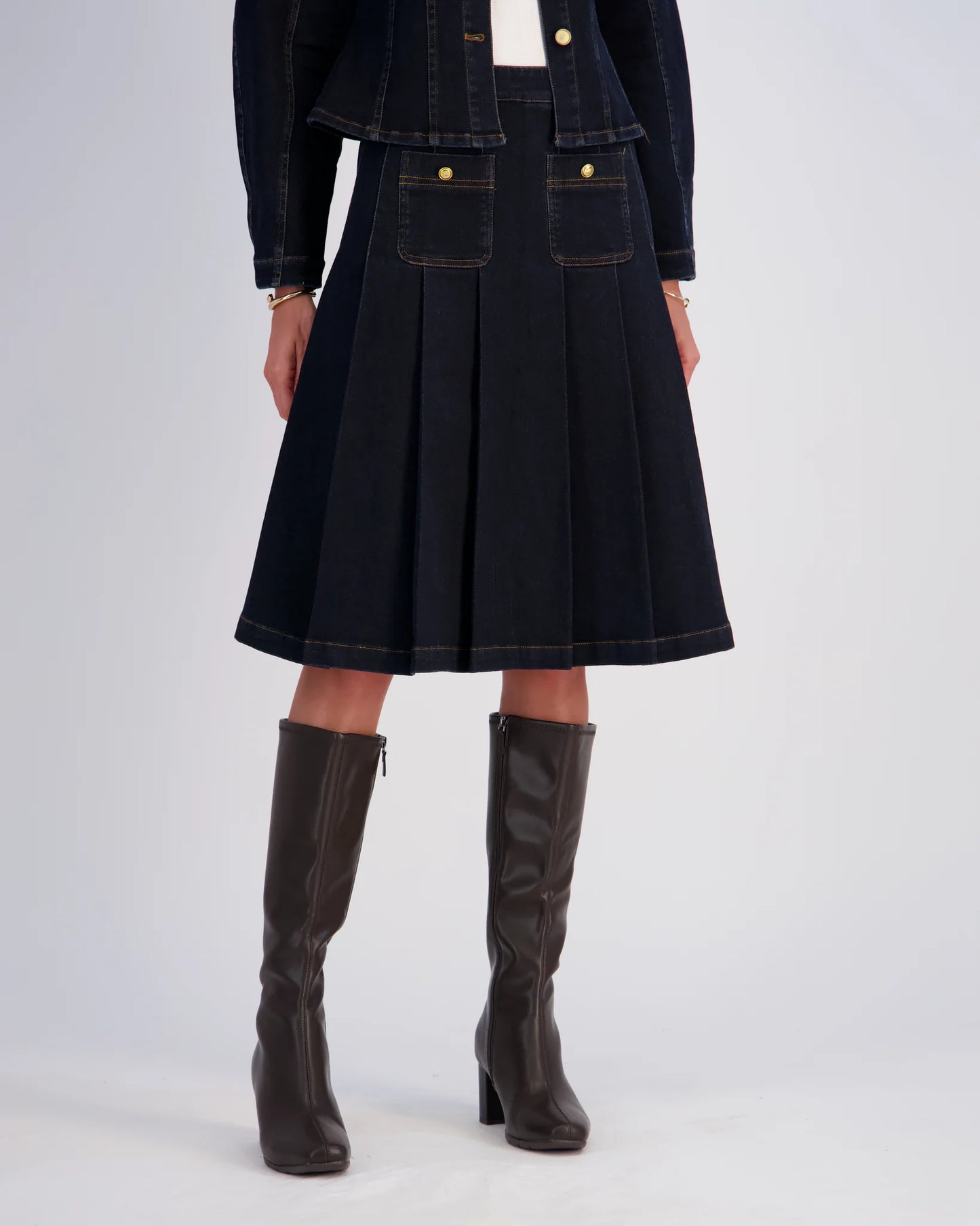 SHORT DENIM SKIRT