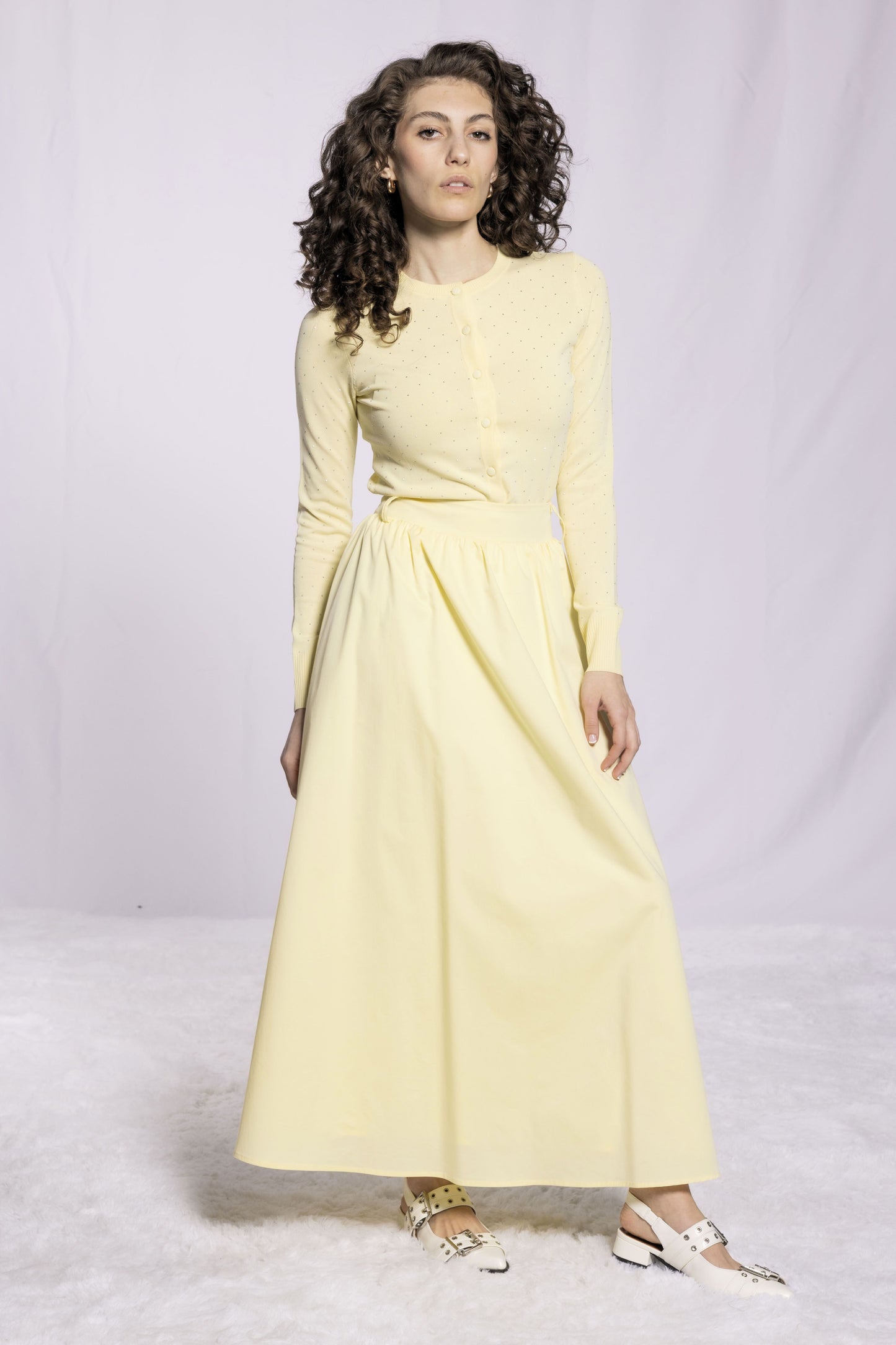 MICRO STUDDED CARDIGAN AVAILABLE IN 4 COLORS