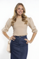 MIXED MEDIA TOP AVAILABLE IN 4 COLORS