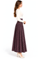 PLEATED POLKA DOT SKIRT AVAILABLE IN 3 COLORS