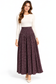 PLEATED POLKA DOT SKIRT AVAILABLE IN 3 COLORS