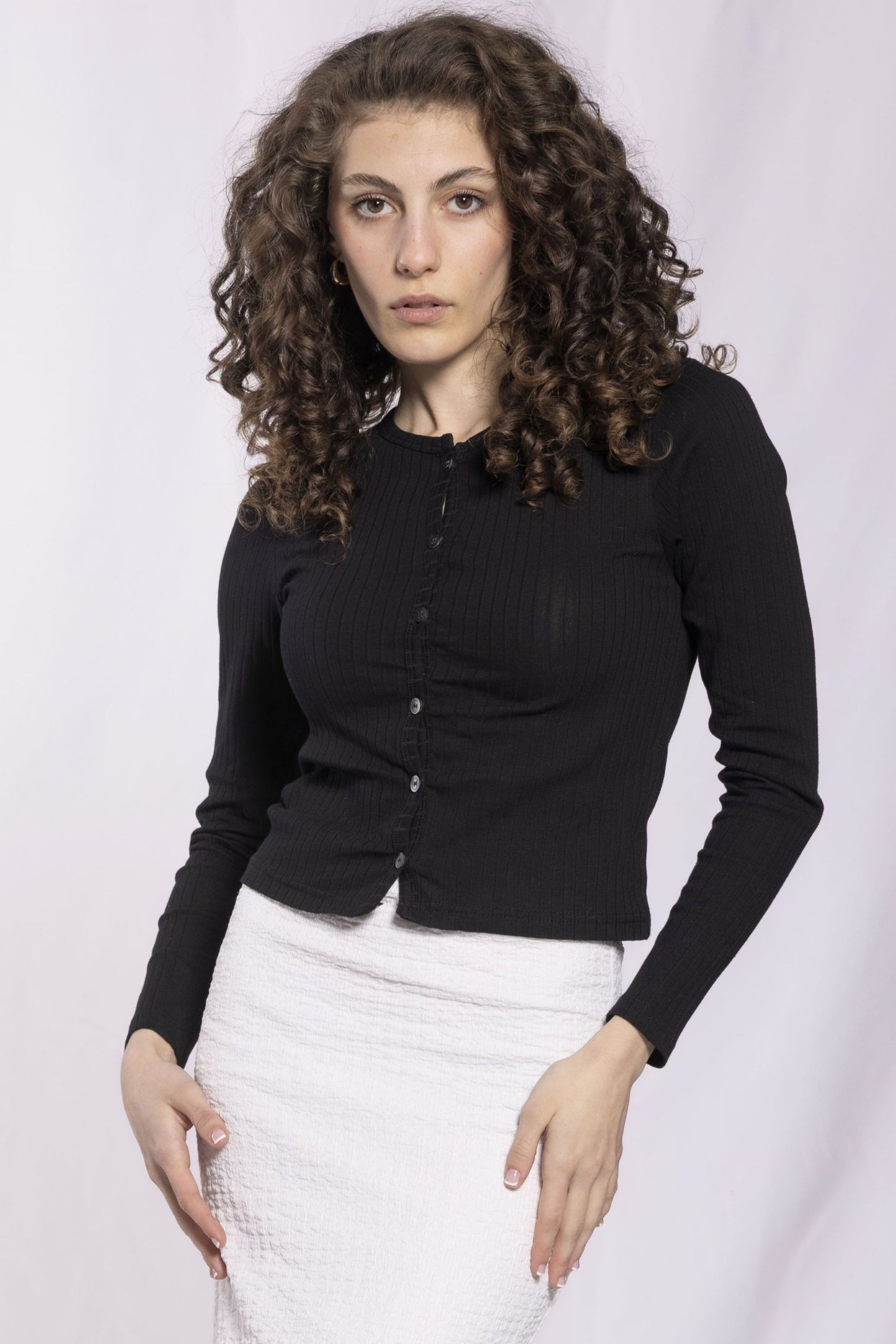RIBBED CARDIGAN AVAILABLE IN 4 COLORS