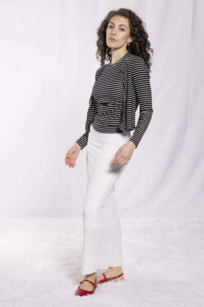 STRIPED TSHIRT CARDY AND TANK SET AVAILABLE IN 6 COLORS