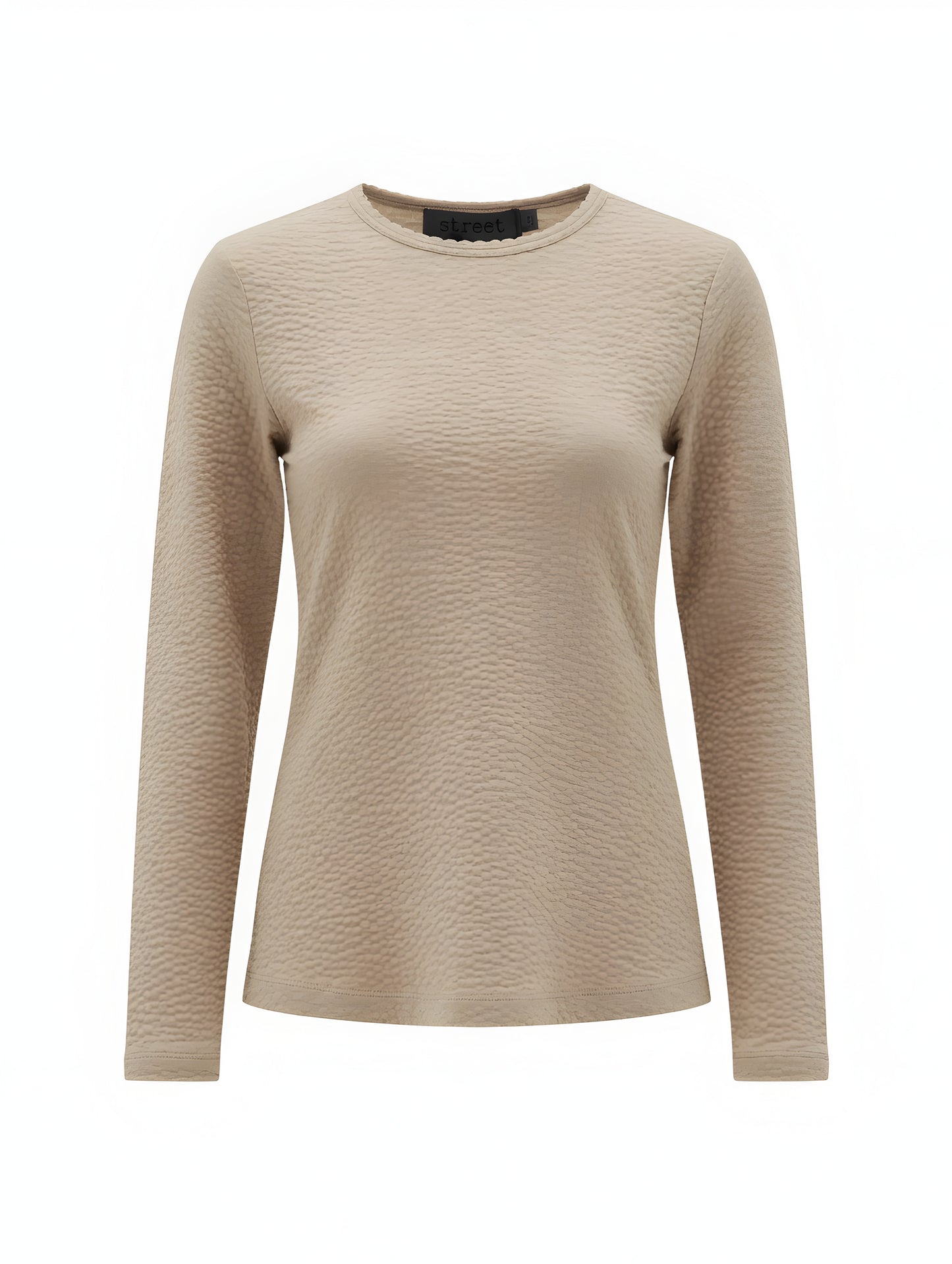 MICRO-SMOCKING DETAIL TSHIRT AVAILABLE IN 2 COLORS