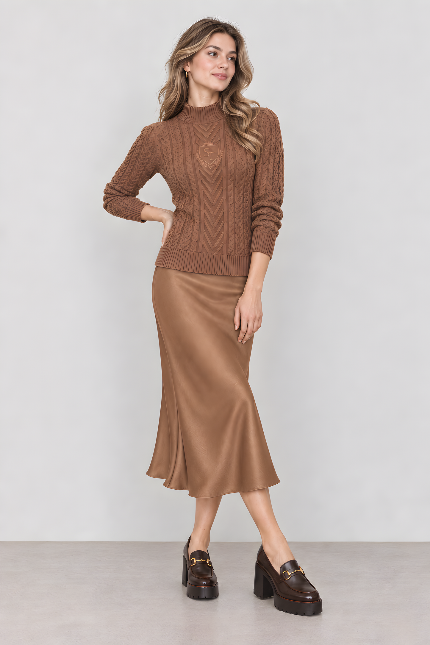 SLIP SKIRT AVAILABLE IN 5 COLORS AND 2 STRIPES