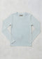 MICRORIBBED V-NECK LONG SLEEVES - MINT
