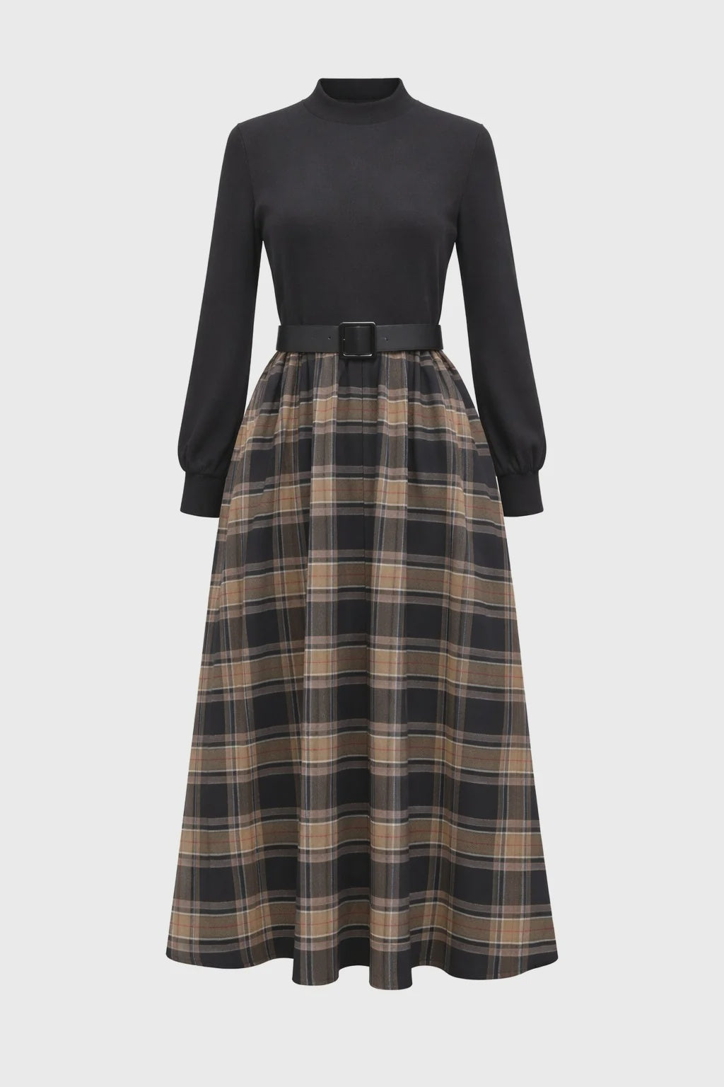 MIRA PLAID DRESS