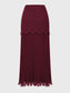 FRANCESCA SKIRT WINE
