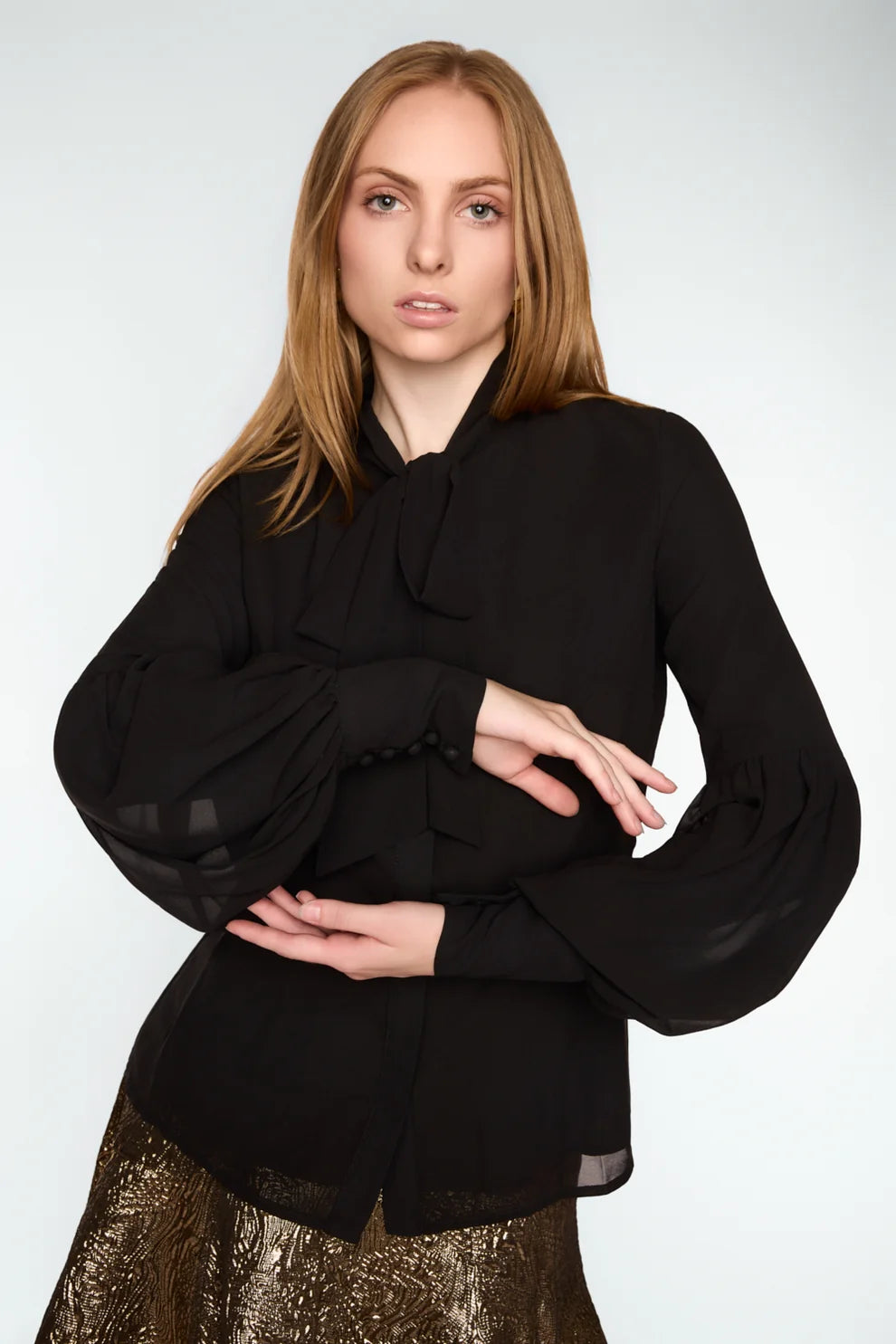 FELICIA BLOUSE BLACK