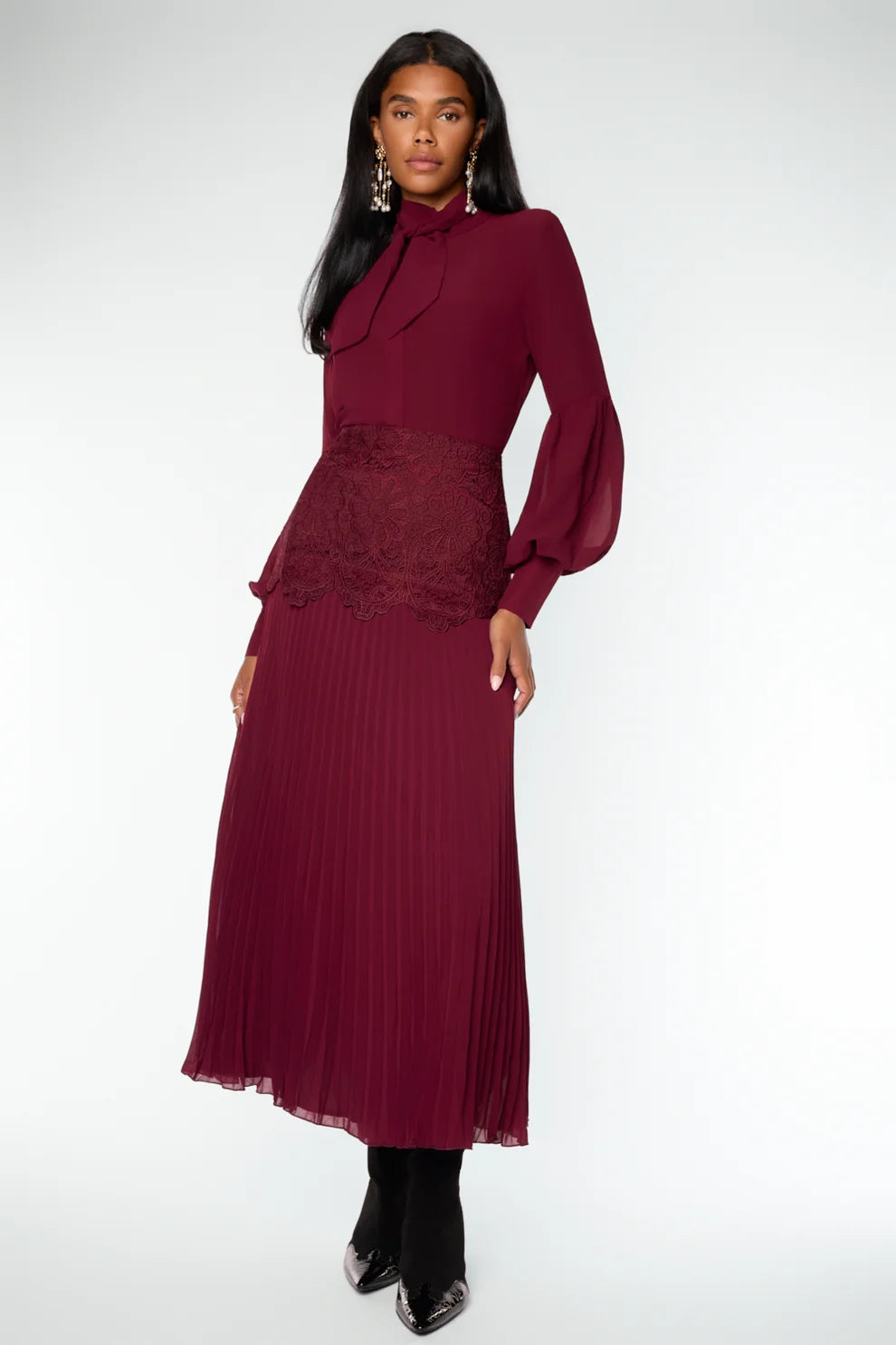 FRANCESCA SKIRT WINE