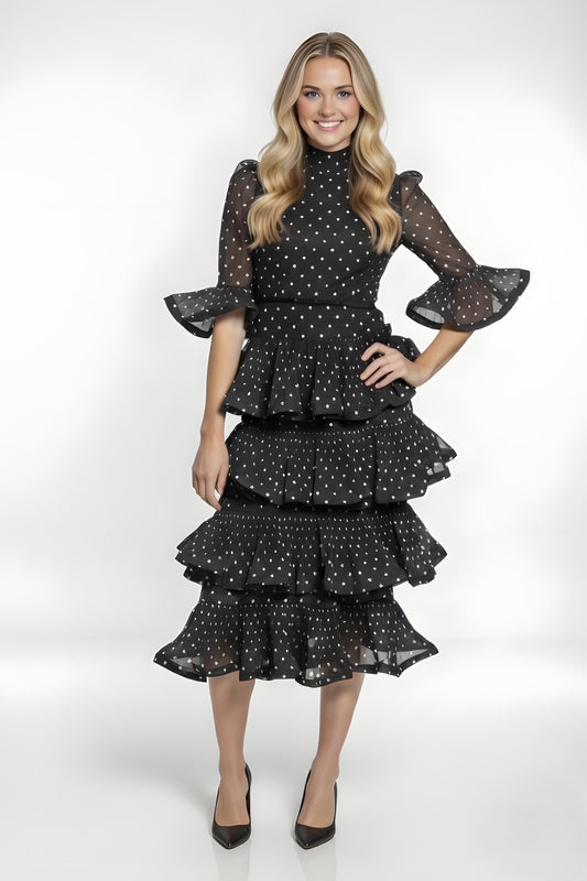 TIERED DRESS