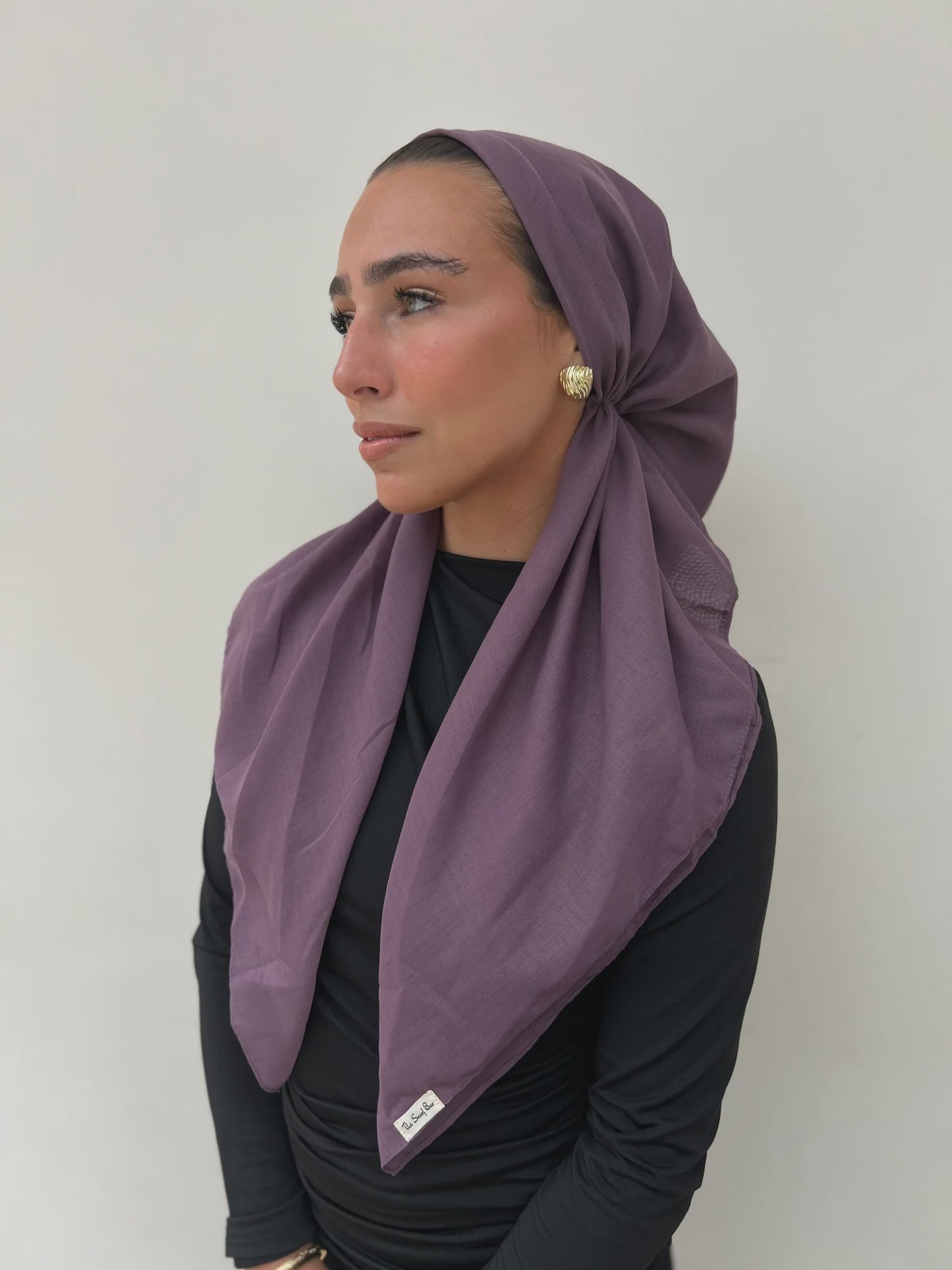 CLASSIC PRETIED COTTON DEEP PLUM