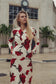 ROSE FAUX WRAP DRESS