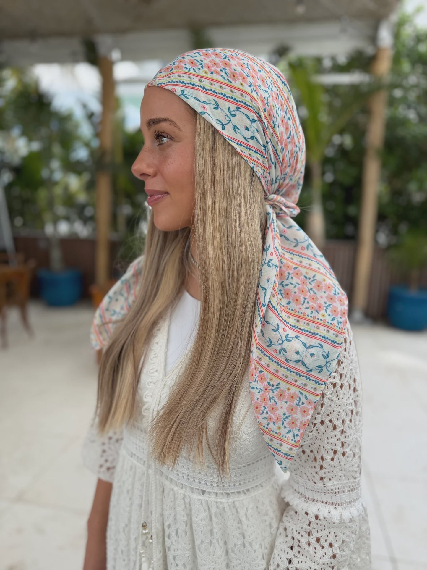 SPRING FESTIVAL SQUARE HEAD SCARF