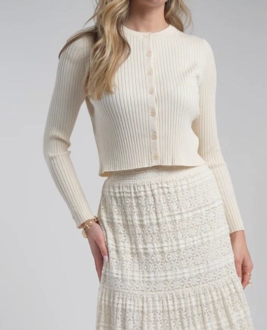 SUMMER CARDIGAN ~ CREAM