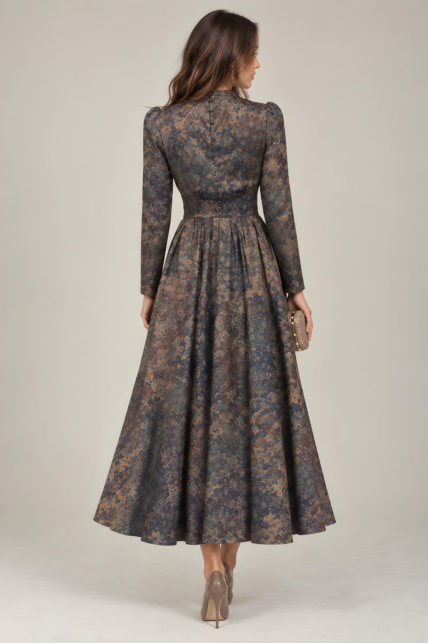 DRAPING BLOUSEY DRESS AVAILABLE IN 2 PRINTS