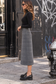 PLAID MIDI SKIRT AVAILABLE IN 2 COLORS