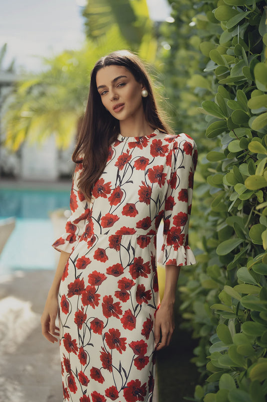 SHIRI DRESS - POPPIES