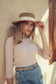 BLUSH SCALLOPED TOP