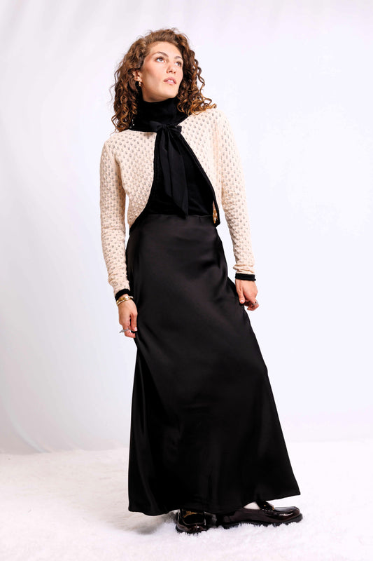 OPEN KNIT BOLERO