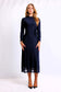 MESH DRESS WITH SIDE GATHERS AVAILABLE IN 2 COLORS