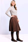 PLEATED SKIRT AVAILABLE IN 2 COLORS