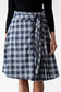 BLUE PLAID SKIRT