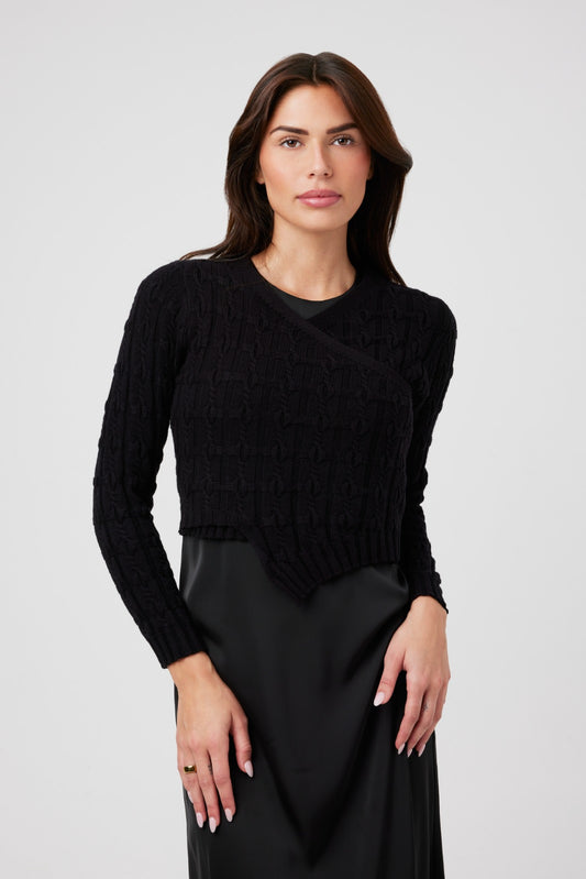 ASPEN BLACK SWEATER