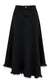 ASYMMETRICAL DENIM SKIRT AVAILABLE IN 4 COLORS