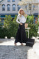 ASYMMETRICAL DENIM SKIRT AVAILABLE IN 4 COLORS