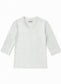 MICRORIBBED V-NECK 3/4 SLEEVES - FERN