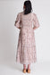 TAUPE FLORAL DRESS
