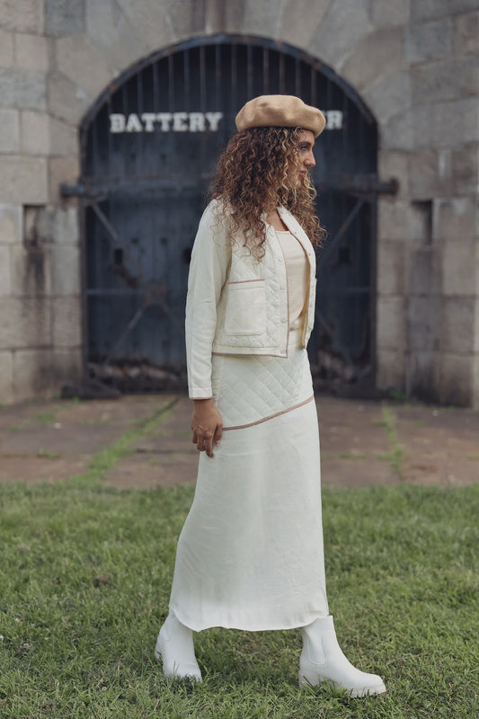 AMELIE SKIRT- WINTER CREAM