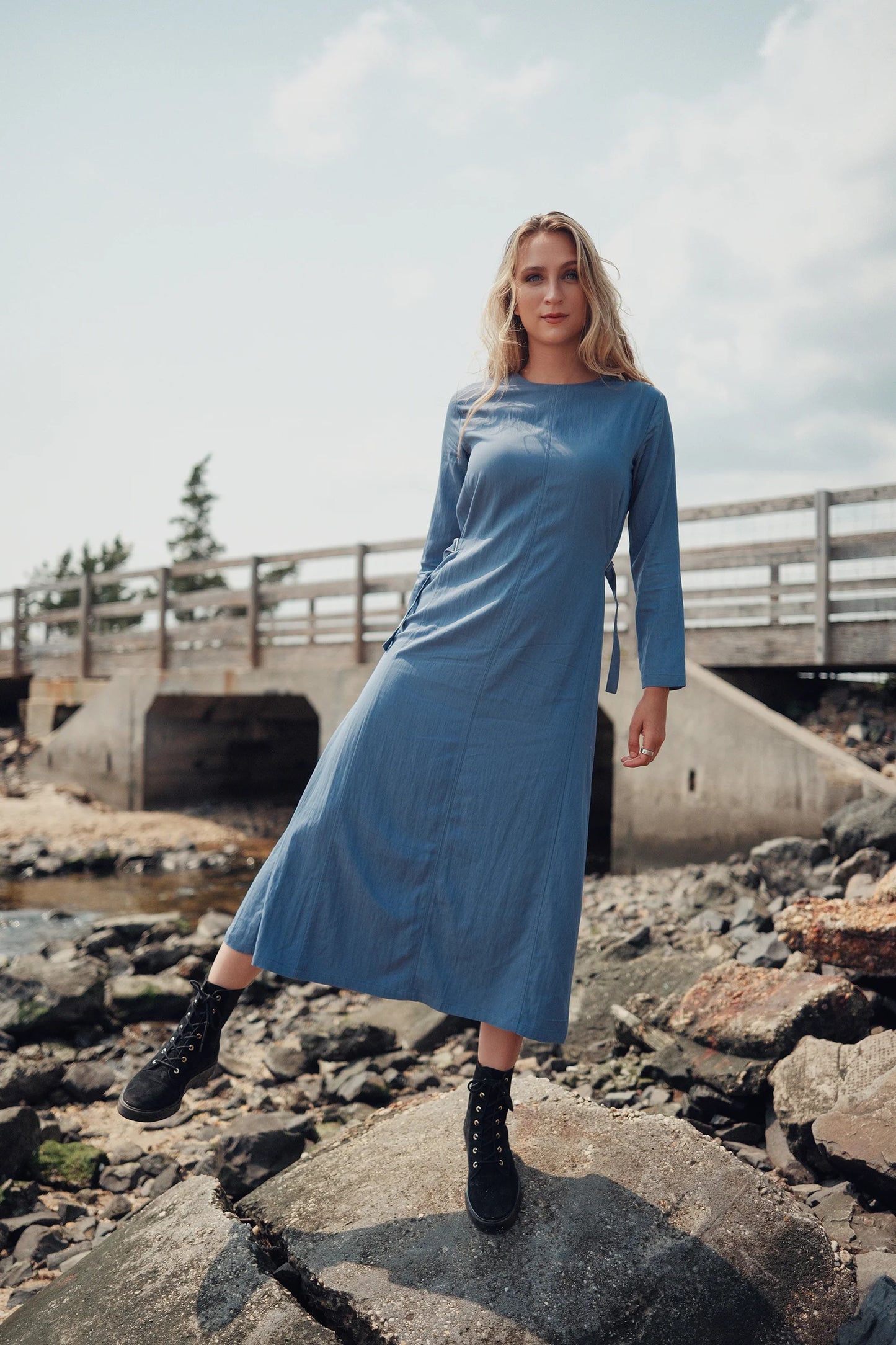 BLUE WILLOW BREEZE DRESS