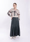 MULTI PLAID POLO SWEATER