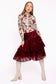 BURGUNDY BURNOT SKIRT