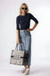BELTED DENIM SKIRT AVAILABLE IN 2 COLORS
