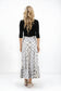 LINEN-LIKE PATCHWORK SKIRT