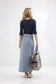 BELTED DENIM SKIRT AVAILABLE IN 2 COLORS