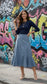 LINEN-LIKE FLARED MIDI SKIRT AVAILABLE IN 3 COLORS