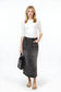 DENIM SKIRT WITH SNAP DETAIL AVAILABLE IN 2 COLORS