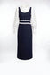 EMBROIDERED 3D FLOWER DETAIL MIDI DRESS